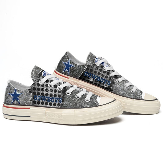 Dallas Cowboys New Low Top Canvas Shoes 01