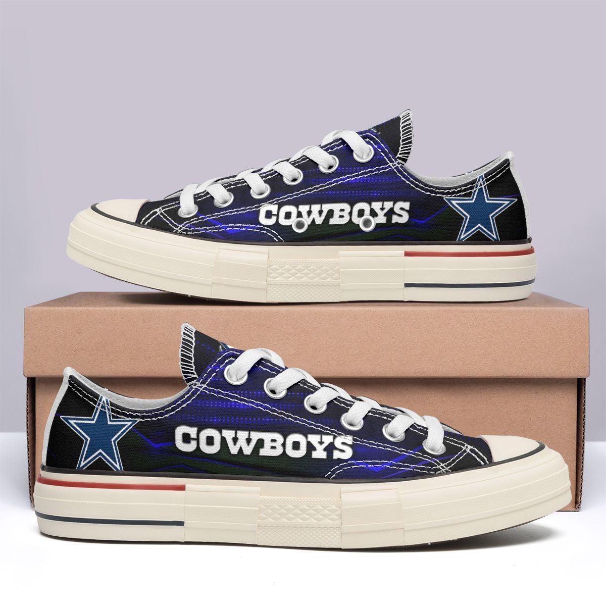 Dallas Cowboys New Low Top Canvas Shoes 09