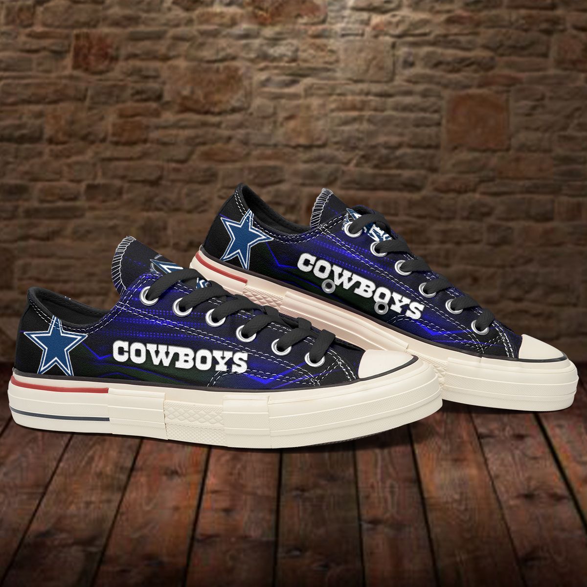 Dallas Cowboys New Low Top Canvas Shoes 09