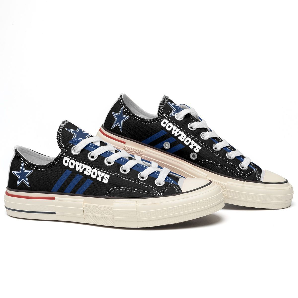 Dallas Cowboys New Low Top Canvas Shoes 19