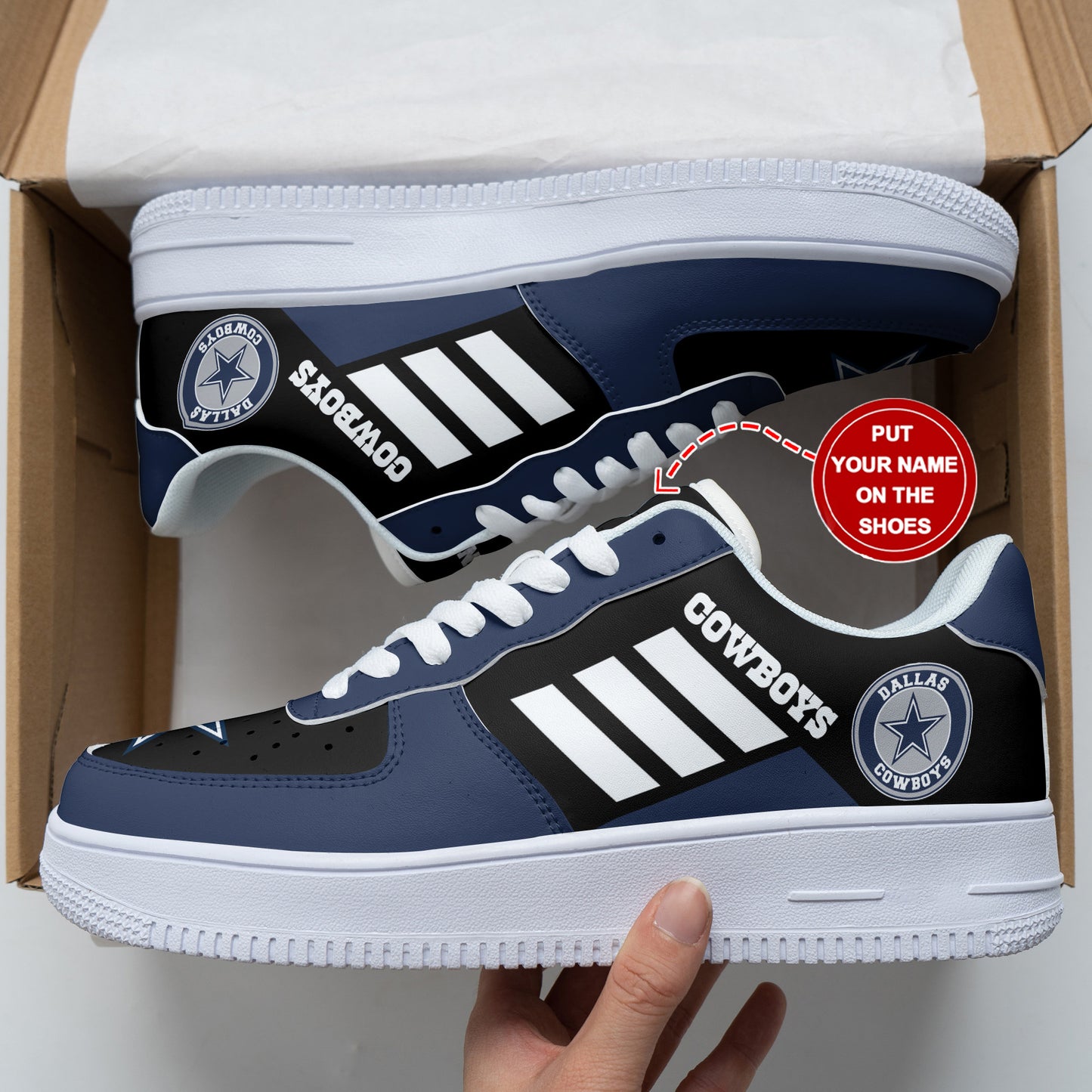 Dallas Cowboys Personalized AF1 Shoes BG230