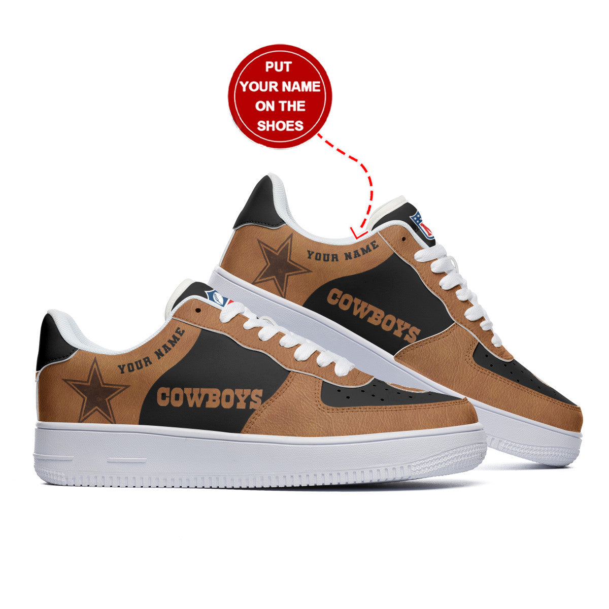 Dallas Cowboys Personalized AF1 Shoes BG241