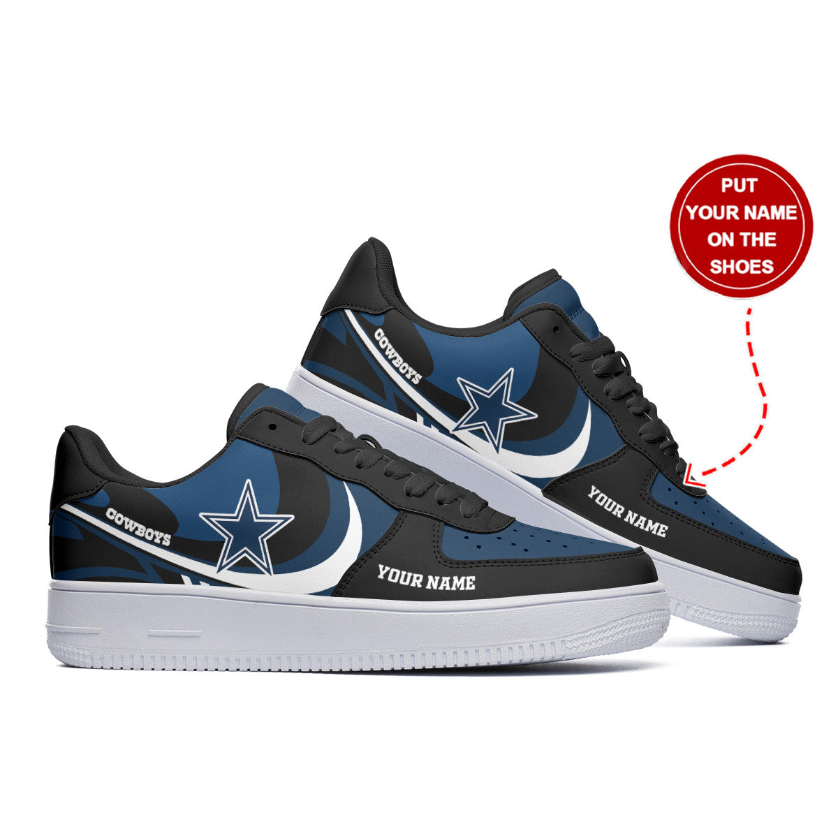 Dallas Cowboys Personalized AF1 Shoes BG262