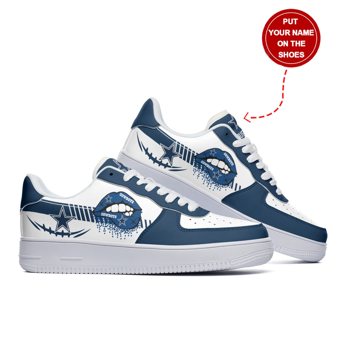Dallas Cowboys Personalized AF1 Shoes BG341