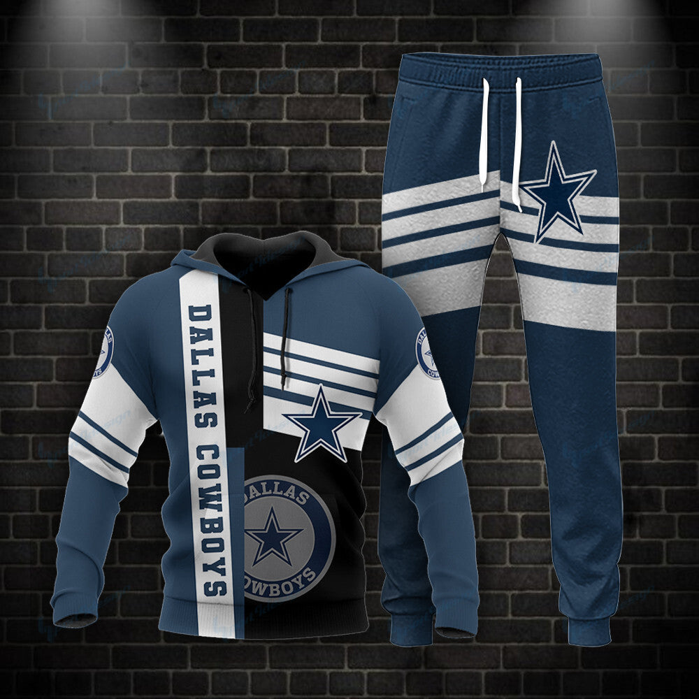Dallas Cowboys Personalized Hoodie and Jogger Set BG867