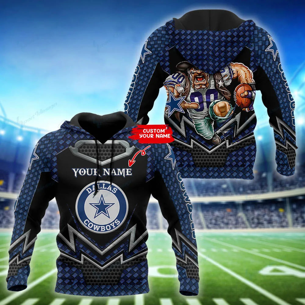 Dallas Cowboys Personalized Hoodie and Jogger Set BG870