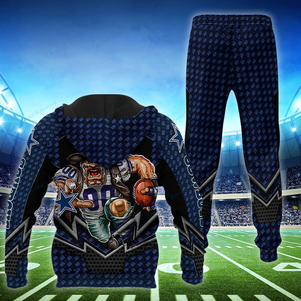 Dallas Cowboys Personalized Hoodie and Jogger Set BG870