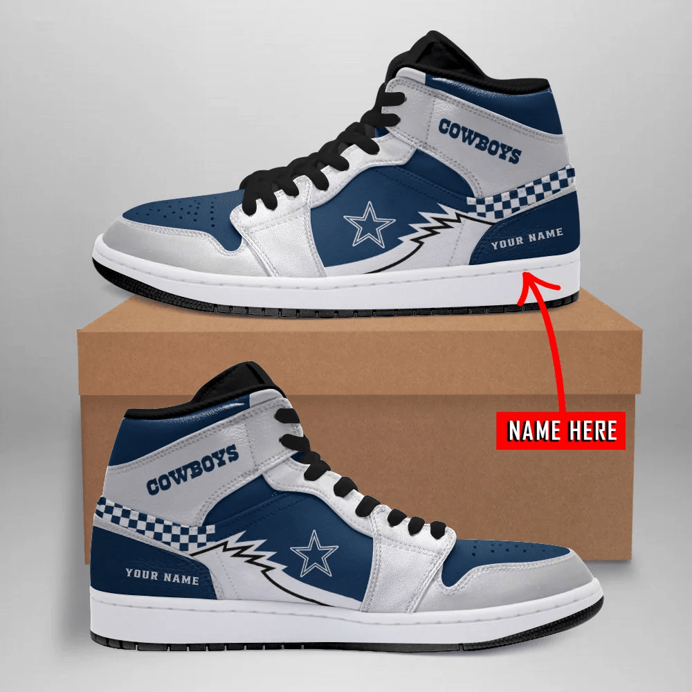 Dallas Cowboys Personalized JShoes BG016