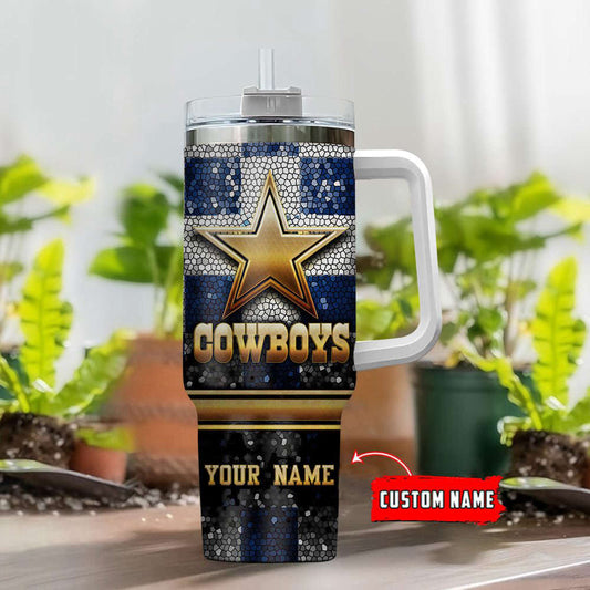 Dallas Cowboys Personalized Limited Edition Sport Fan Gift 40oz Tumbler AZC40OZT087