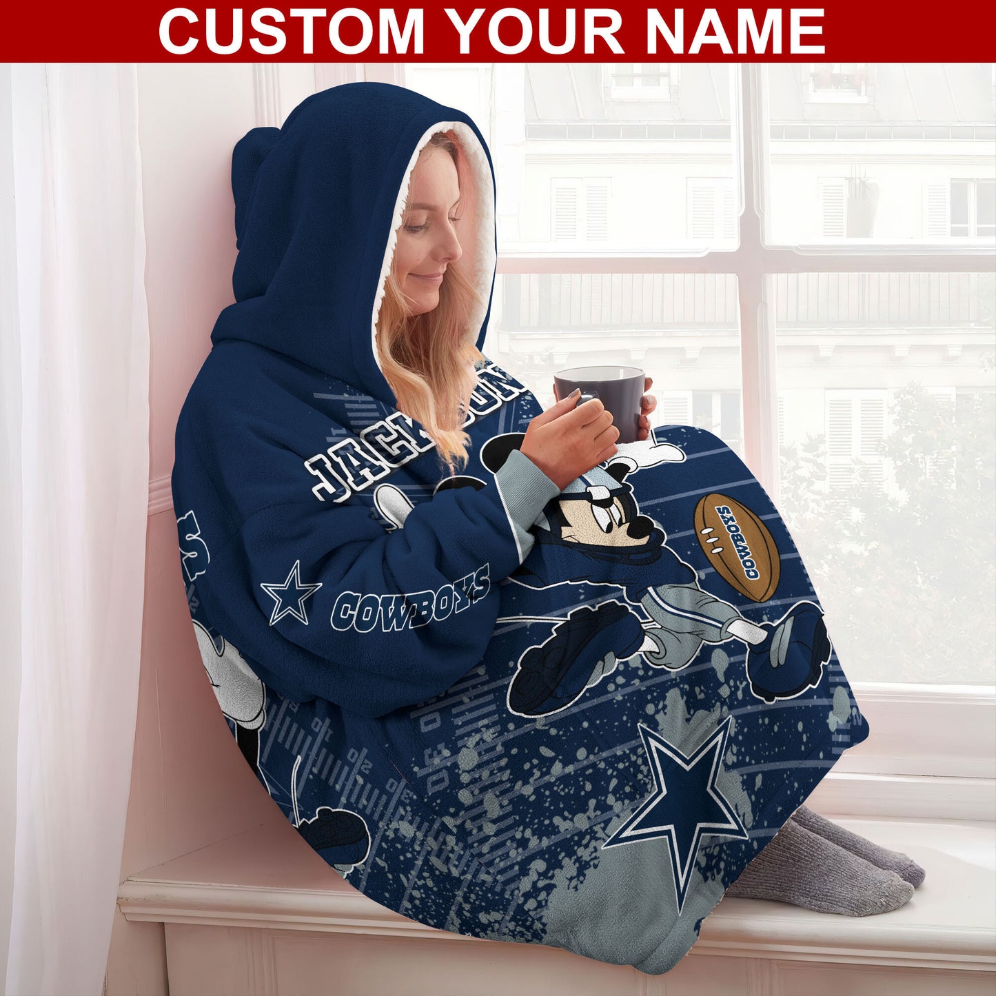 Dallas Cowboys Personalized Snug Hoodie BG21