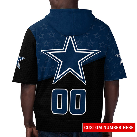 Dallas Cowboys Short Sleeve Hoodie BG24