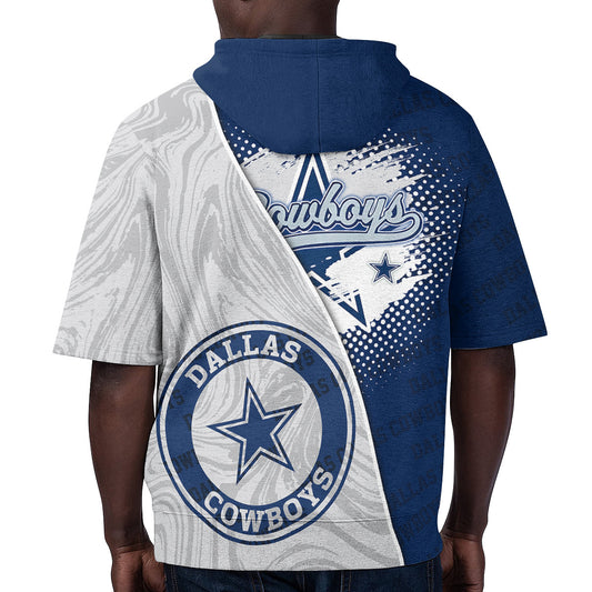 Dallas Cowboys Short Sleeve Hoodie BG27