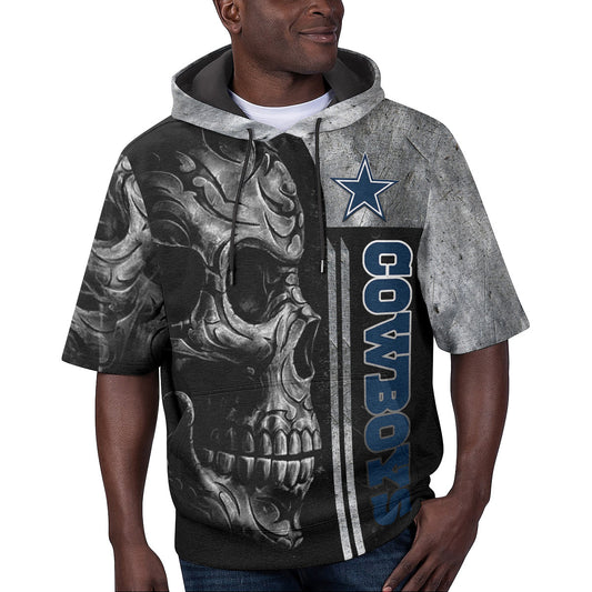 Dallas Cowboys Short Sleeve Hoodie BG33