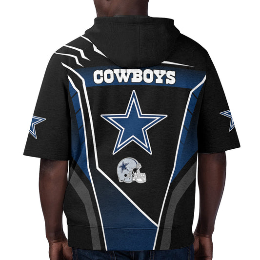 Dallas Cowboys Short Sleeve Hoodie BG60