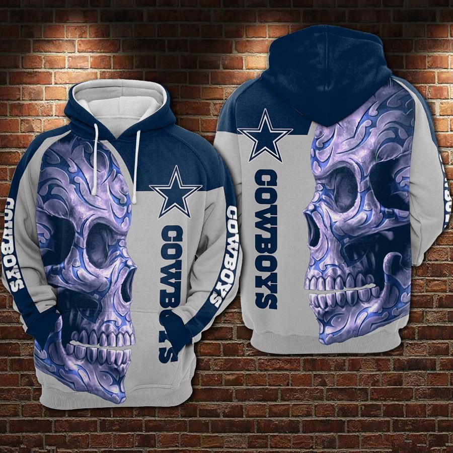 Dallas Cowboys Skull Hoodie 1