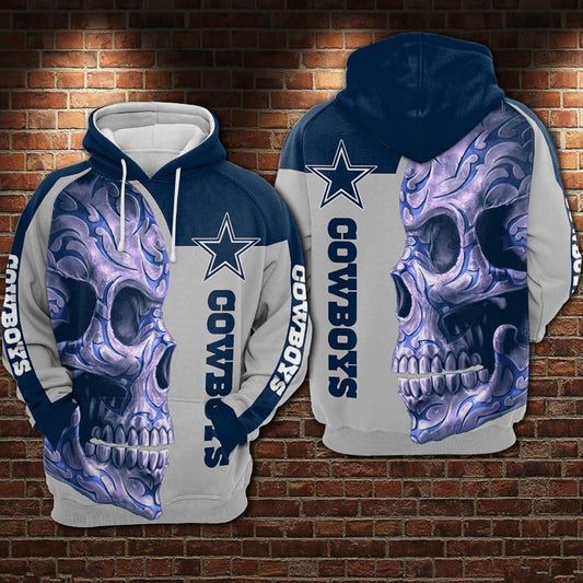 Dallas Cowboys Skull Hoodie 1
