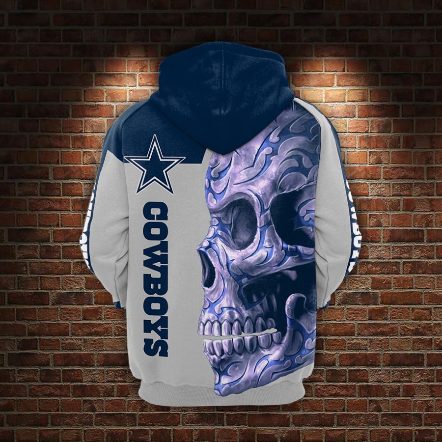 Dallas Cowboys Skull Hoodie 1