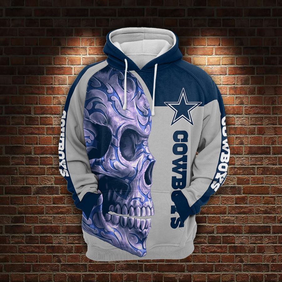 Dallas Cowboys Skull Hoodie 1