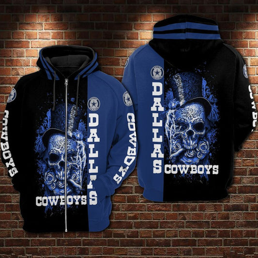 Dallas Cowboys Skull Hoodie 2