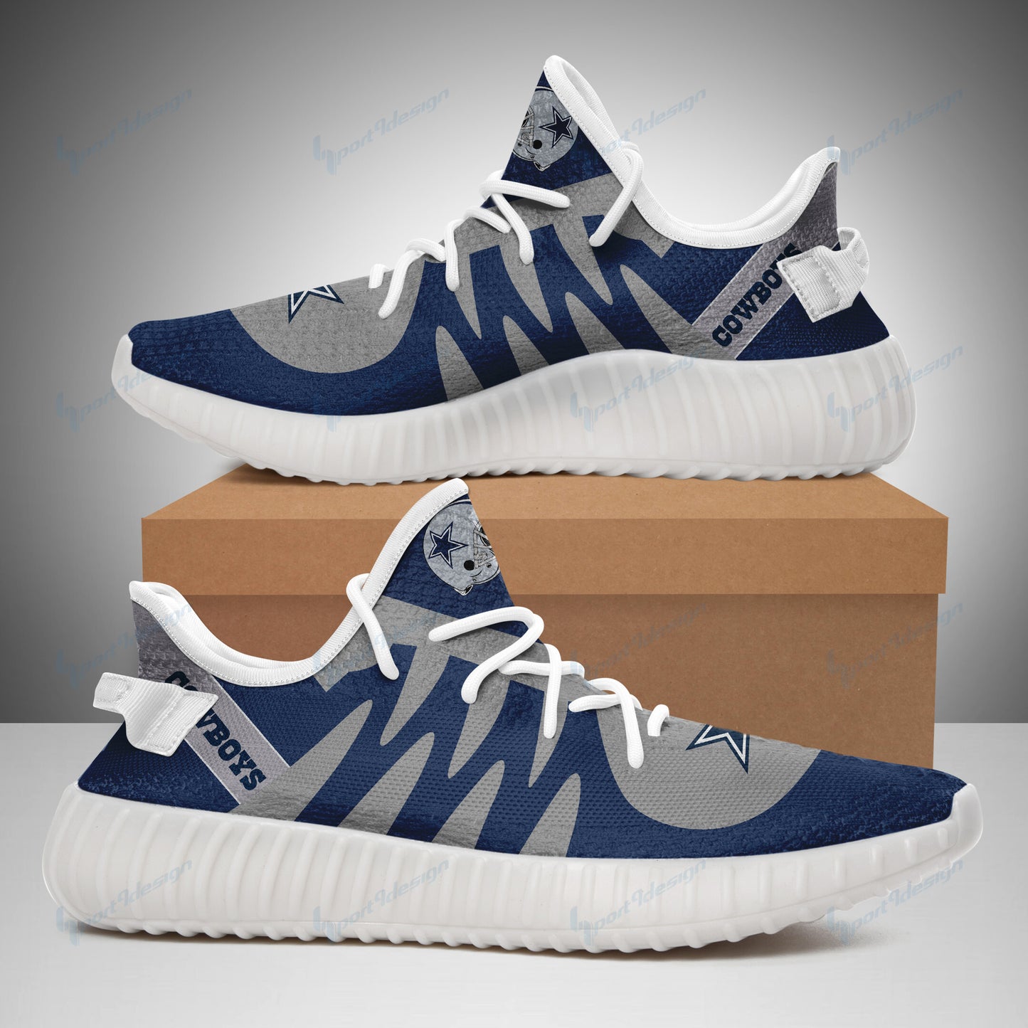 Dallas Cowboys Yeezy Shoes 033