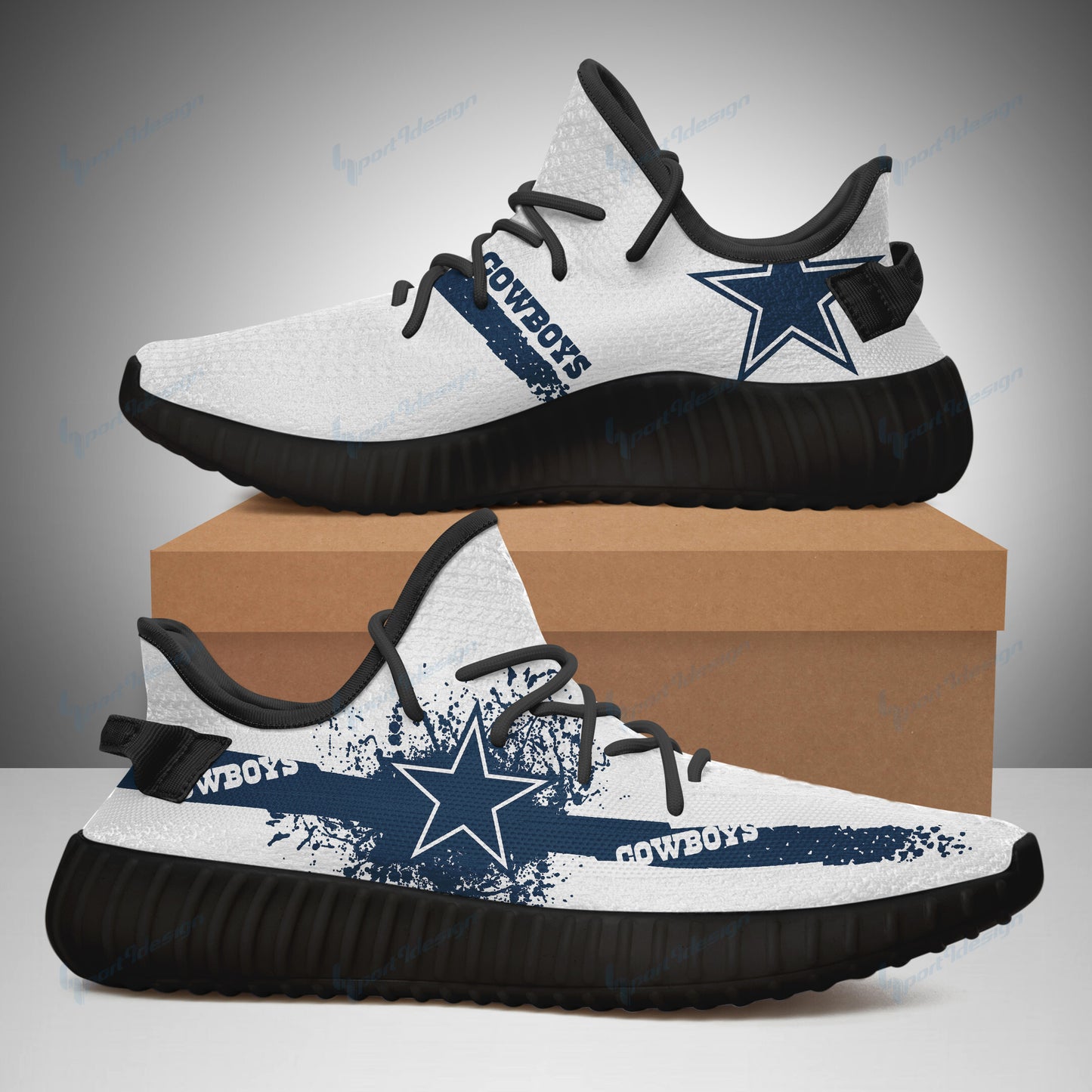 Dallas Cowboys Yeezy Shoes 038