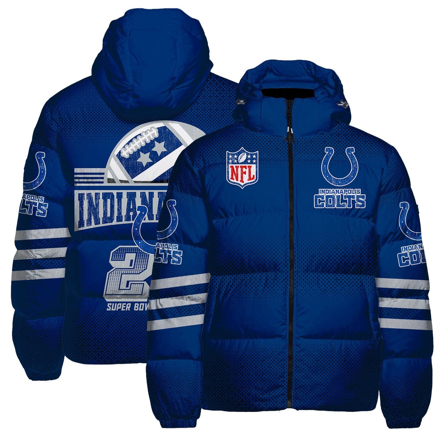 Indianapolis Colts CozyCloud Down Jacket AZBTDWJ000321