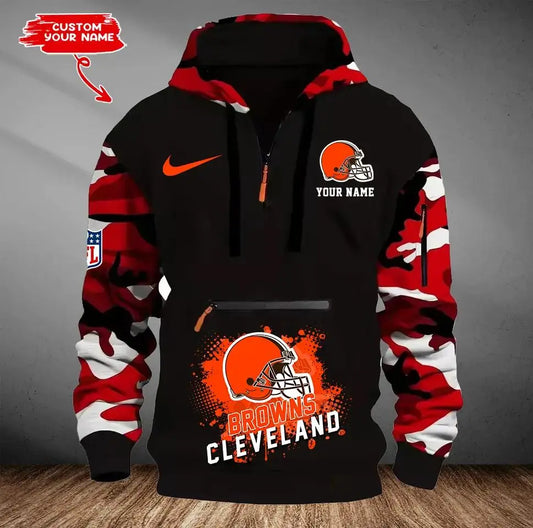 Cleveland Browns Camouflage Hooded Sweatshirt HA39