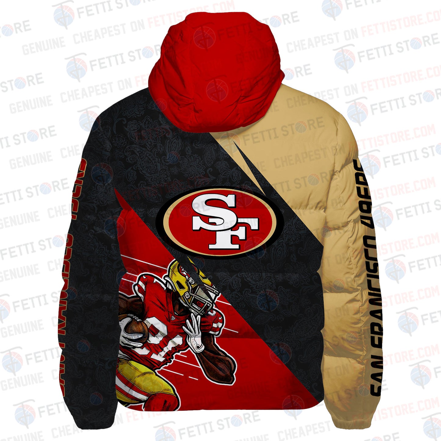 San Francisco 49ers CozyCloud Down Jacket AZBTDWJ000016