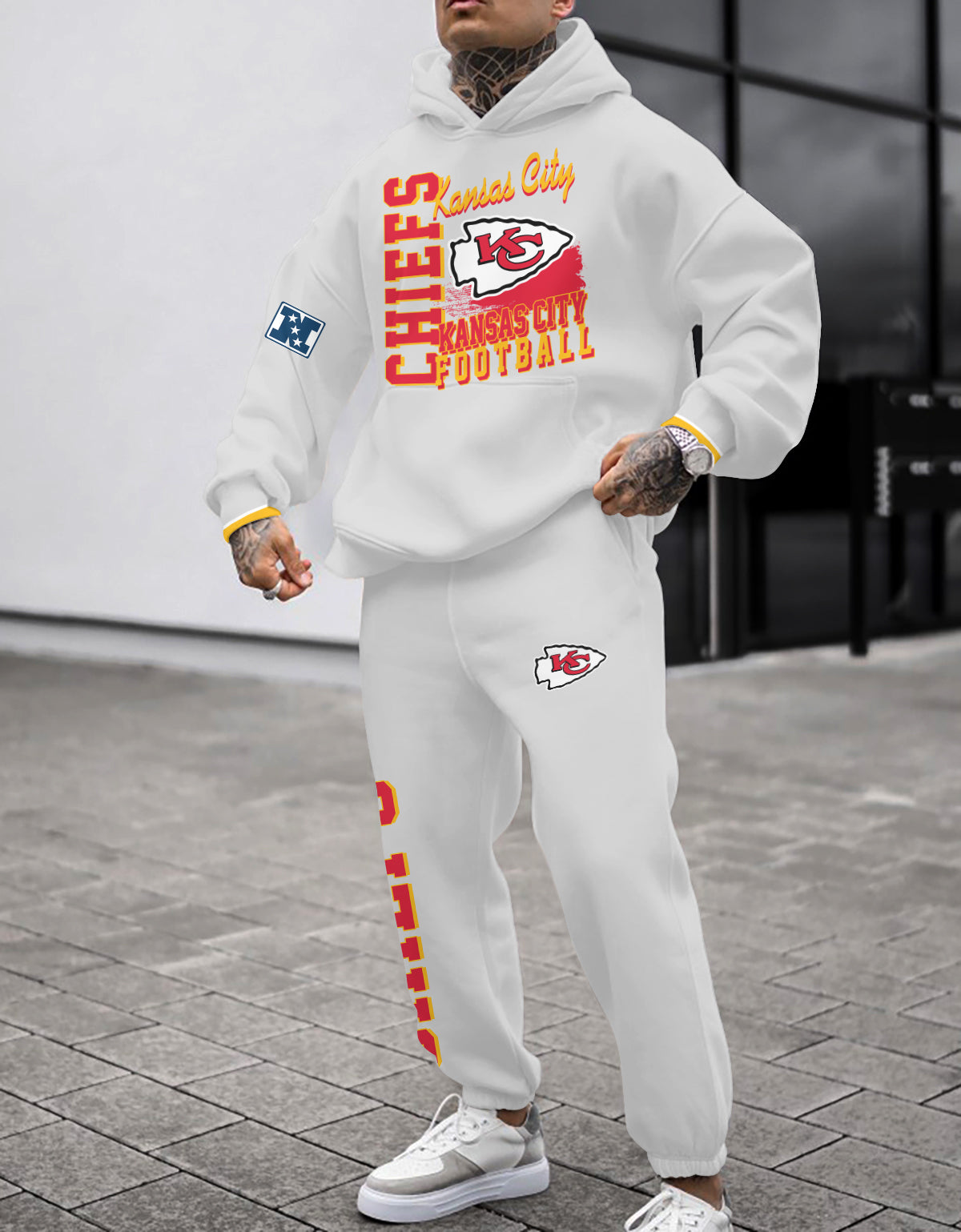 Kansas City Chiefs Combo Pullover Hoodie And Sweatpants AZBTPHSP000370