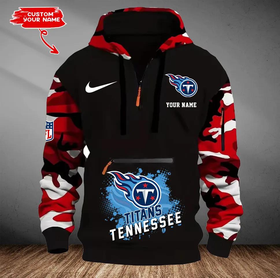 Tennessee Titans Camouflage Hooded Sweatshirt HA62