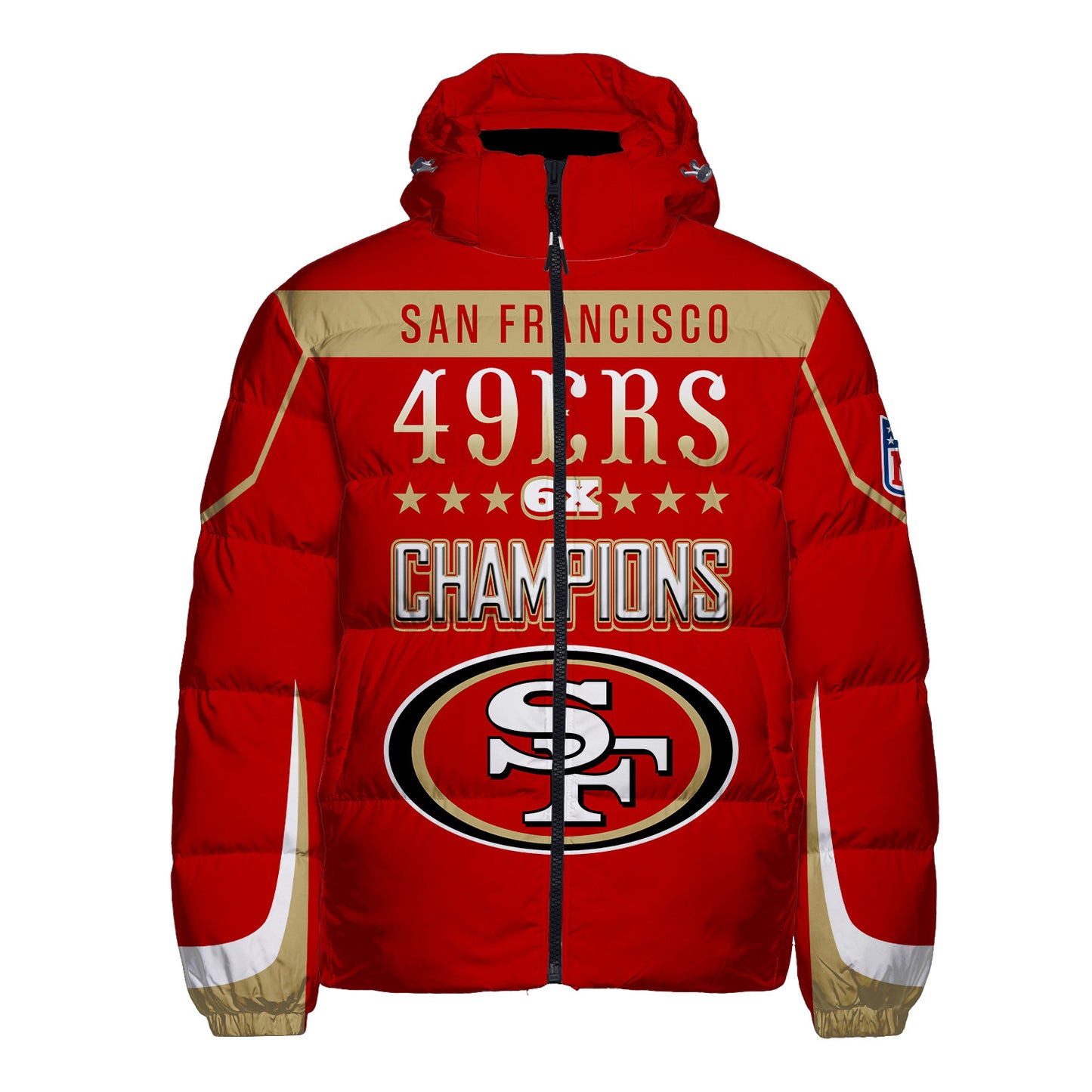 San Francisco 49ers CozyCloud Down Jacket AZBTDWJ000045