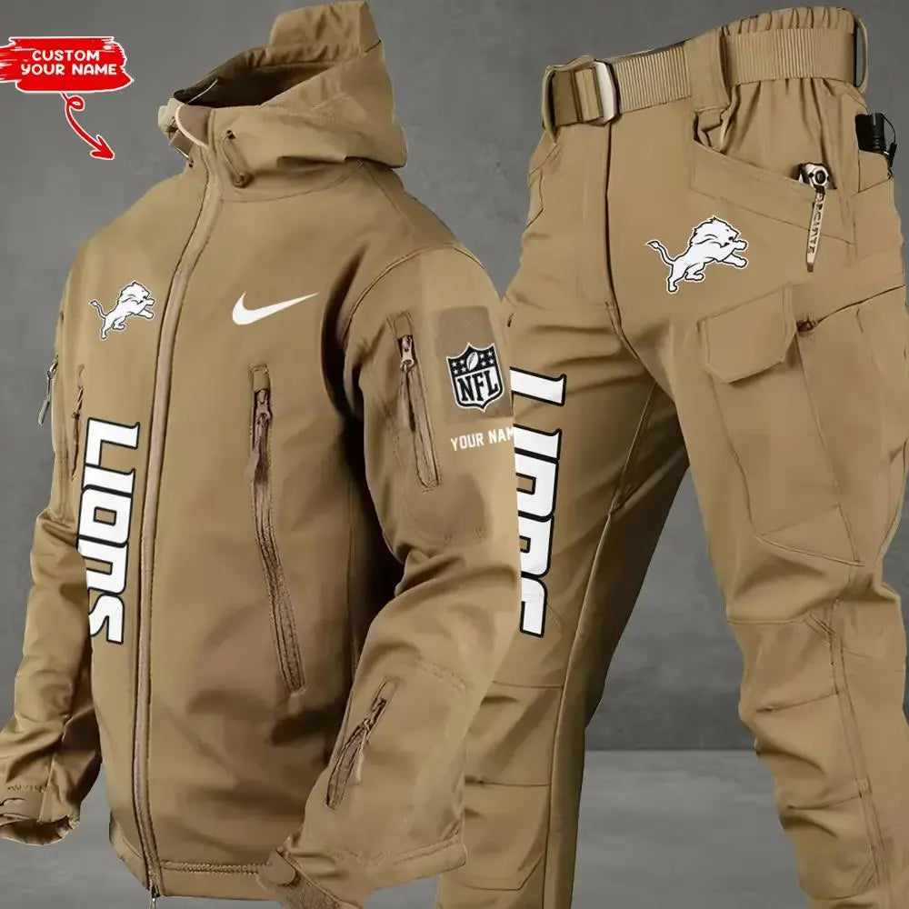 Detroit Lions Outdoor Jacket and Pants 000025