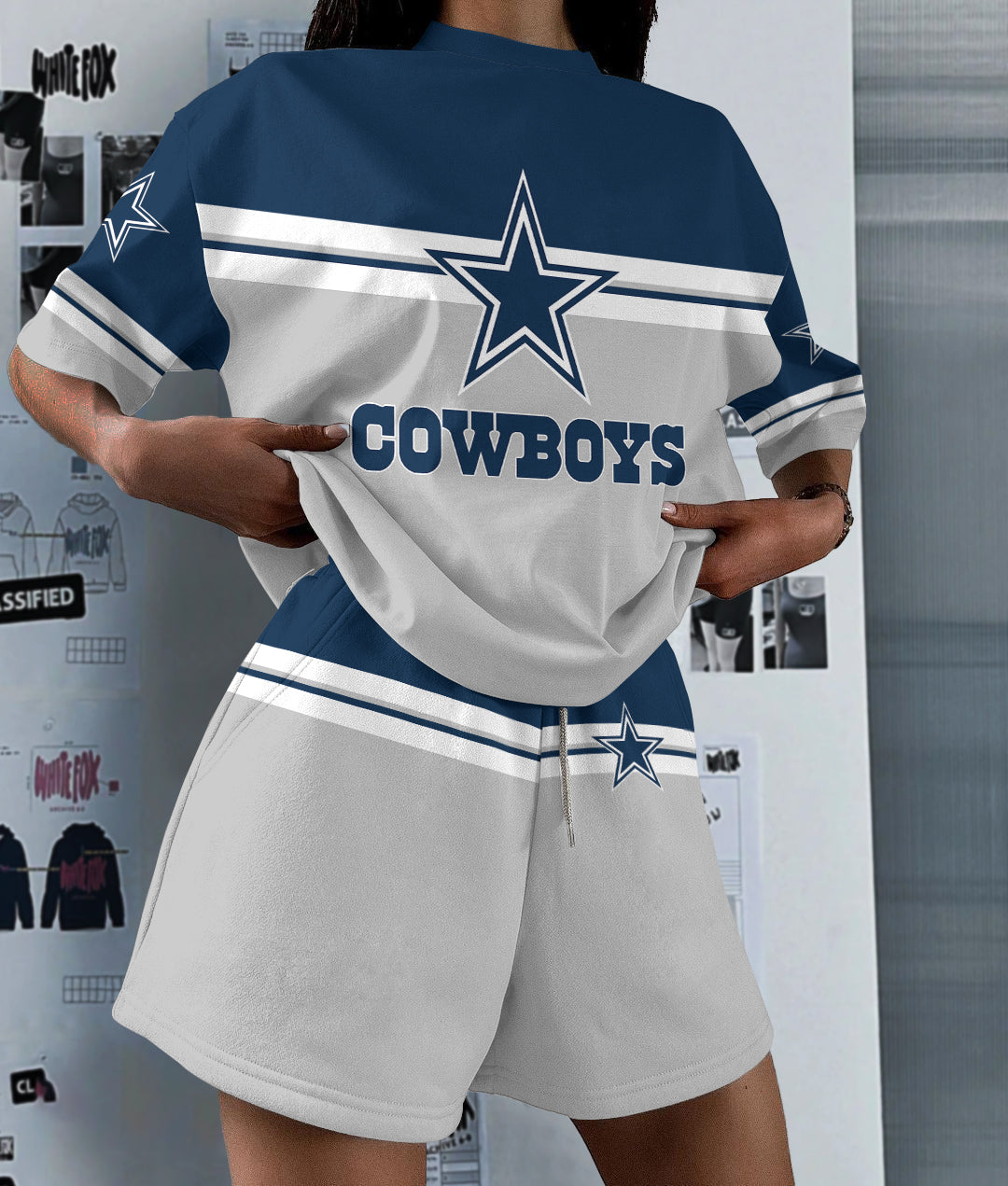 Dallas Cowboys Limited Edition Top And Shorts Two-Piece Suits