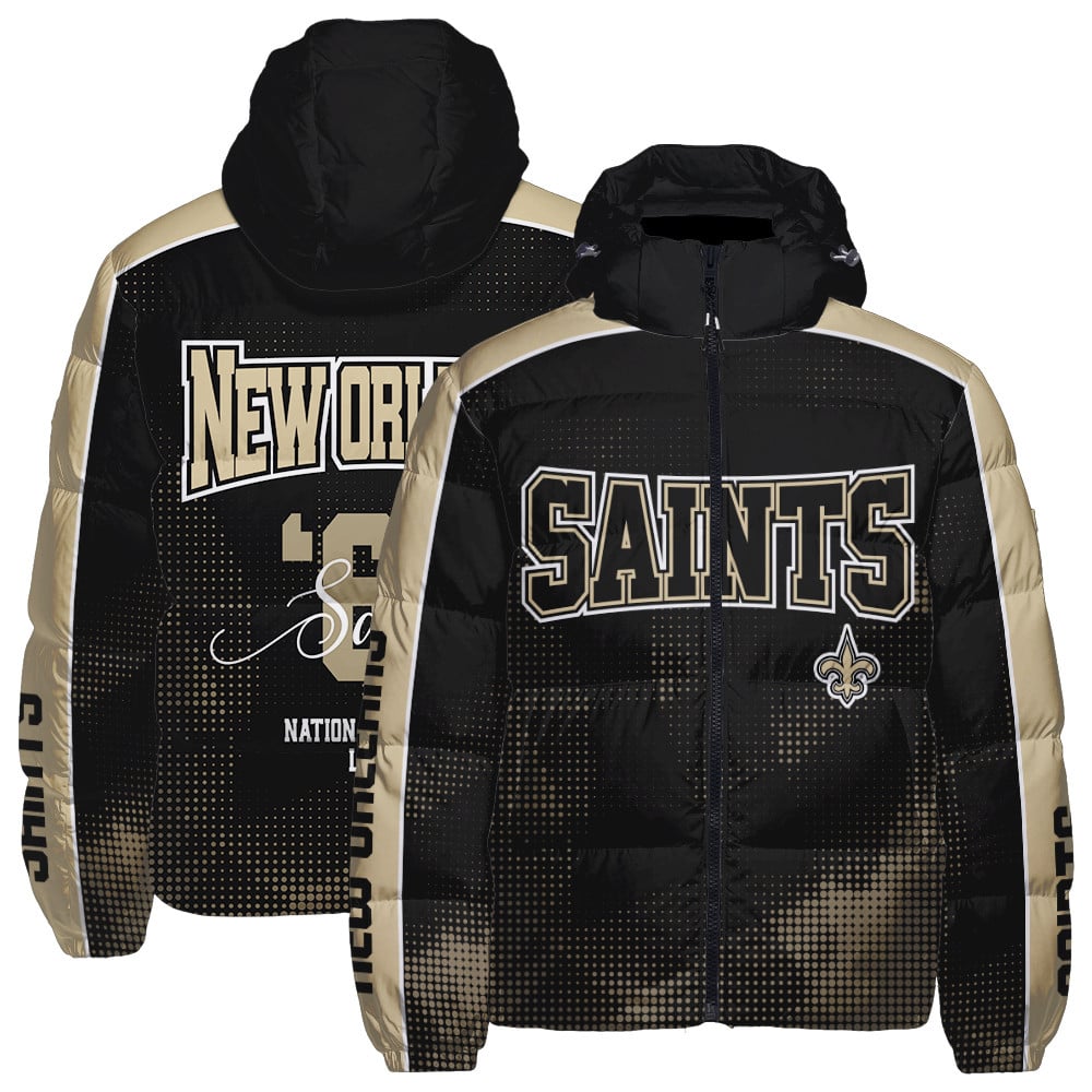 New Orleans Saints CozyCloud Down Jacket AZBTDWJ000436