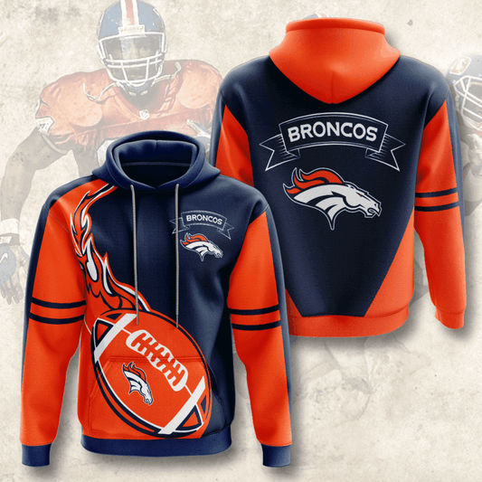 Denver Broncos 3D Hoodie