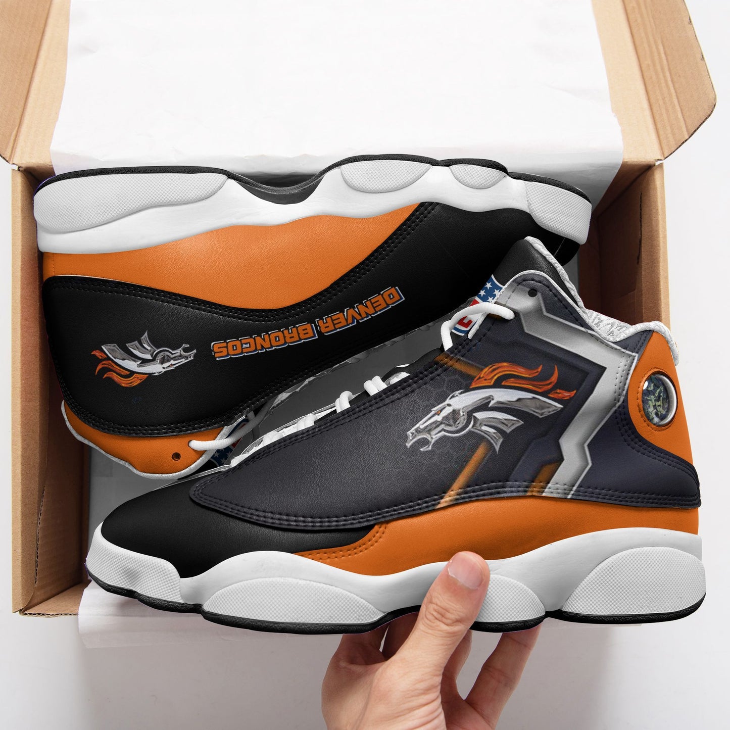 Denver Broncos Air JD13 Sneakers 187
