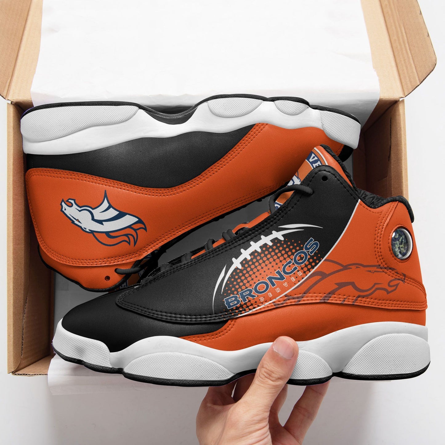 Denver Broncos Air JD13 Sneakers 293