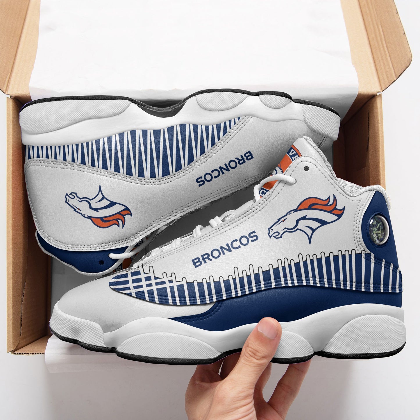 Denver Broncos Air JD13 Sneakers 480