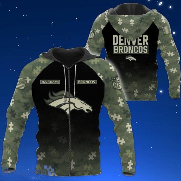 Denver Broncos All Over Printed T-shirt Sweatshirt Hoodie AZCHD641