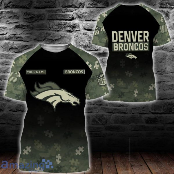 Denver Broncos All Over Printed T-shirt Sweatshirt Hoodie AZCHD641