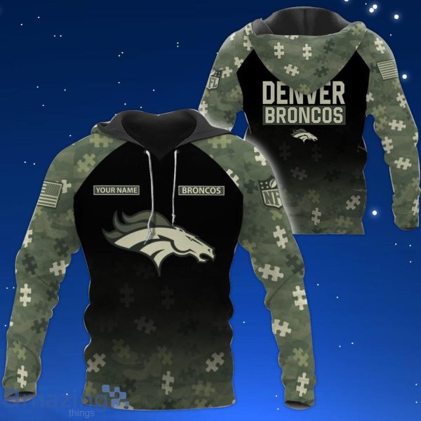 Denver Broncos All Over Printed T-shirt Sweatshirt Hoodie AZCHD641