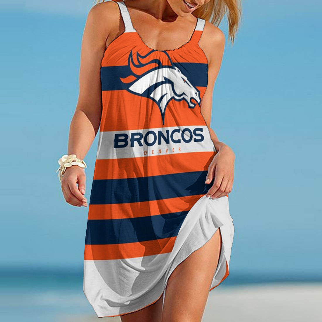 Denver Broncos Beach Dress BG32