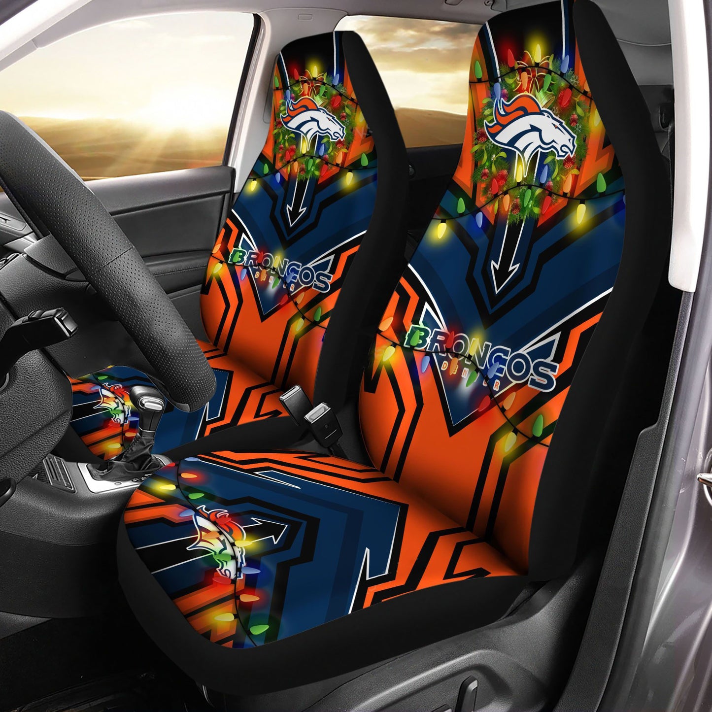 Denver Broncos Car Seat Covers BG126