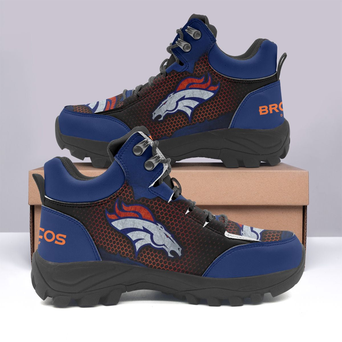 Denver Broncos Hiking Shoes 09