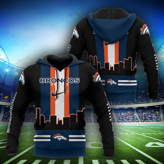 Denver Broncos Hoodie and Jogger Set BG846