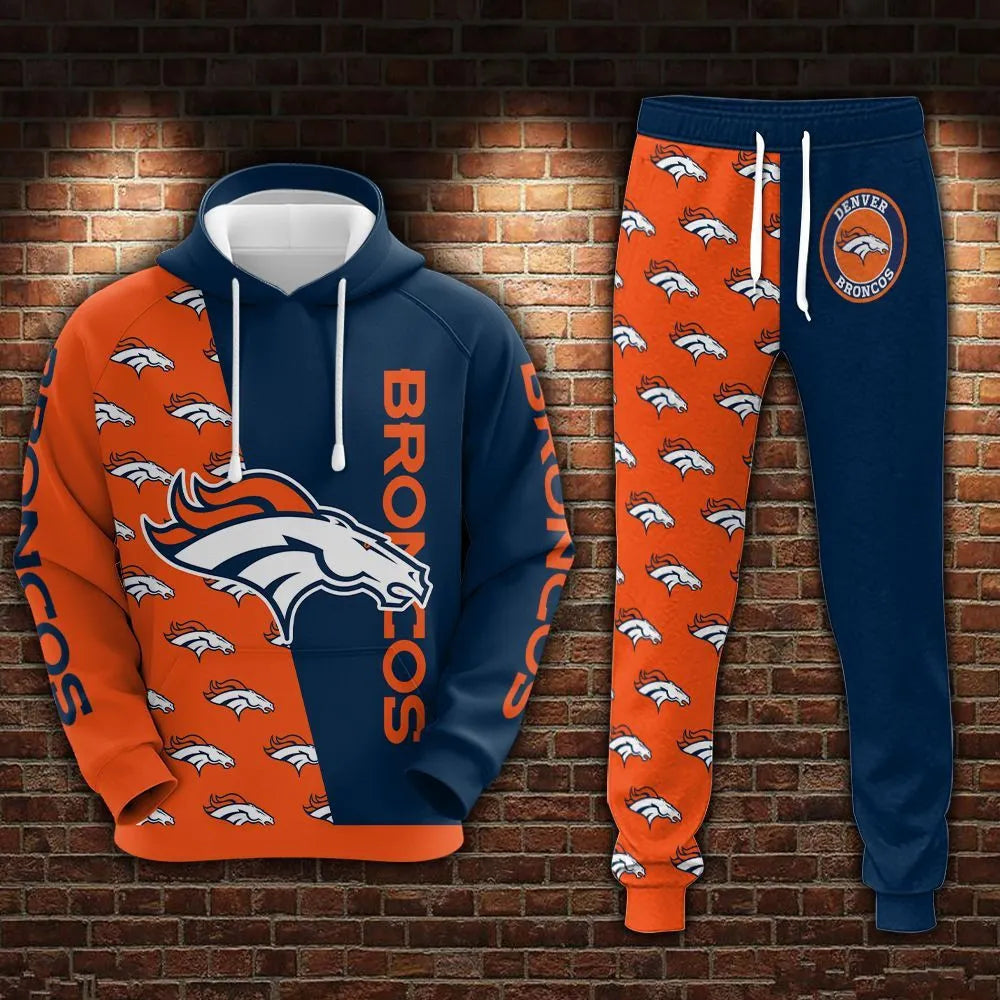 Denver Broncos Joggers/ Hoodie 545