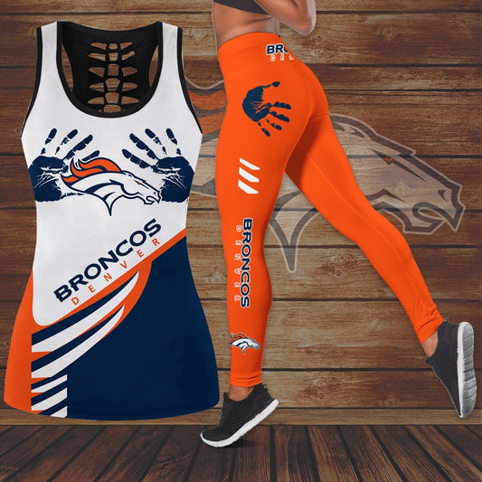 Denver Broncos Leggings And Tank Top 147