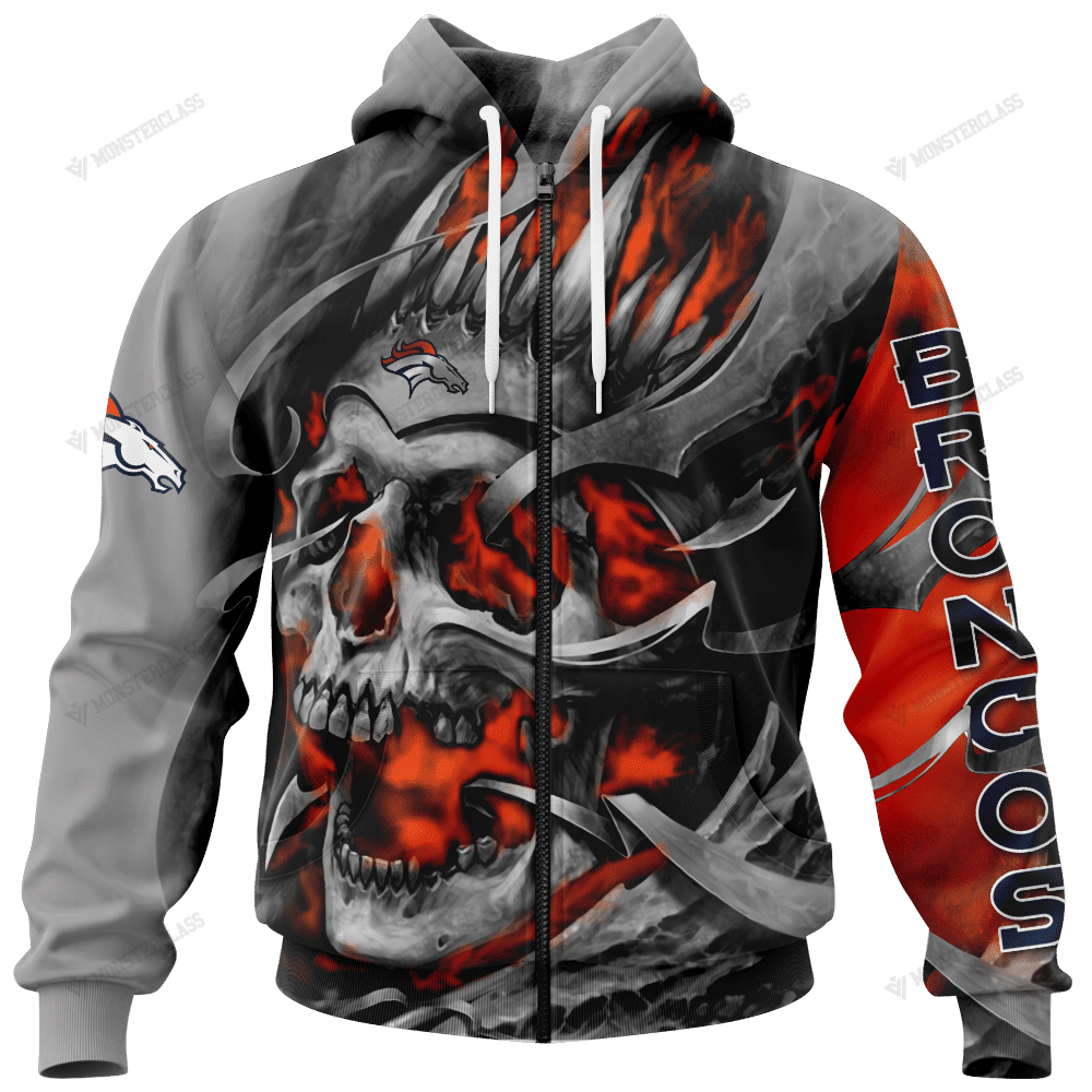 Denver Broncos Limited Edition All Over Print Hoodie Sweatshirt Zip Hoodie T shirt Unisex 915
