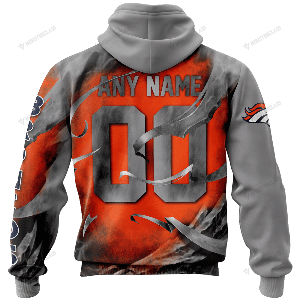 Denver Broncos Limited Edition All Over Print Hoodie Sweatshirt Zip Hoodie T shirt Unisex 915