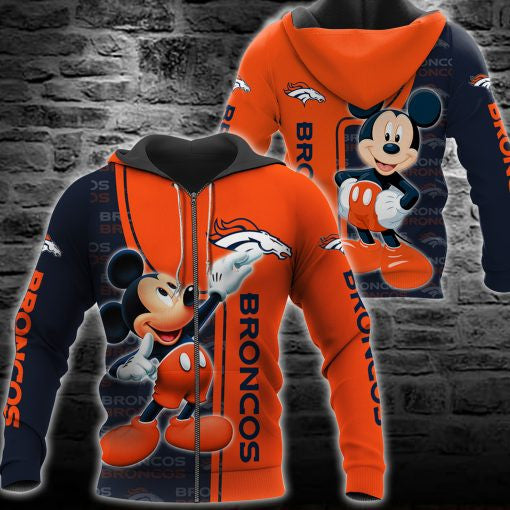 Denver Broncos Mickey All Over Printed 130